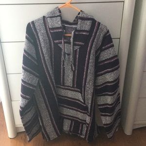Mexican blanket hoodie